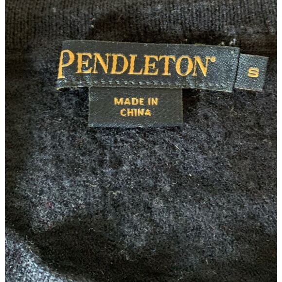 Pendleton wool sweater size small dark blue - Picture 2 of 6